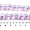 Handmade Foil Lampwork Beads Strands FOIL-K003-06B-17-4