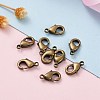 Brass Lobster Claw Clasps X-KK-901-AB-NF-6