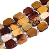Natural Mookaite Beads Strands G-T138-26A-02-4