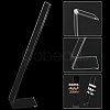 4Pcs Clear Acrylic Slant Back Hairpin Display Stands ODIS-SP0001-05-4