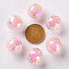Transparent Acrylic Beads TACR-S152-14B-A01-3