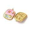 304 Stainless Steel Enamel Pendants X1-STAS-L299-18G-01-2