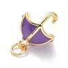 Real 18K Gold Plated Brass Charms KK-L188-24G-06-3