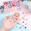 195pcs 15 Colors Imitation Pearl Acrylic Beads OACR-AR0001-14-3