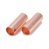 Brass Tube Beads KK-E774-81RG-2