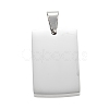Tarnish Resistant 304 Stainless Steel Pendants STAS-F272-02P-1