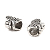 Tibetan Style Alloy European Beads PALLOY-K019-03B-AS-2