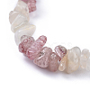 Natural Mixed Stone Chip Stretch Bracelets BJEW-JB04490-3