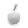 Feng Shui 304 Stainless Steel Enamel Pendants STAS-G126-14P-2