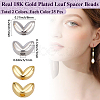 50Pcs 2 Colors Brass Beads KK-BBC0018-23-2