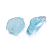 Electroplate Transparent Glass Beads EGLA-L027-D05-2