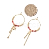 Star Glass Hoop Earrings EJEW-MZ00673-02-4