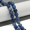 Dyed & Heated Natural Blue Aventurine Beads Strands G-E571-A10-03-2