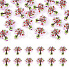 20pCS Printed Opaque Acrylic Beads OACR-TA0004-75B-1