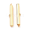304 Stainless Steel Slide On End Clasp Tubes STAS-C044-08D-G-1