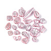 Pearlized Opaque Acrylic Beads OACR-T029-04C-1