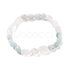 Natural Mixed Stone Stretch Bracelets BJEW-JB05641-2