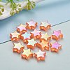Eco-Friendly Transparent Acrylic Beads TACR-YW0001-01B-6