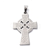 Non-Tarnish 201 Stainless Steel Pendants STAS-C062-10P-1