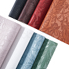 8 Sheets 8 Colors PVC Leather Fabric DIY-FH0010-89-1