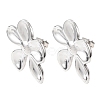 304 Stainless Steel Stud Earrings EJEW-I323-01P-03-5