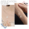 2Pcs 925 Sterling Silver Flower Charms with Jump Rings FIND-HY0004-21-5