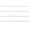 Brass Flat Oval Cable Chains CHC-CJ0001-01-RS-1