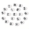 Transparent Clear Acrylic Beads TACR-YW0001-09A-3