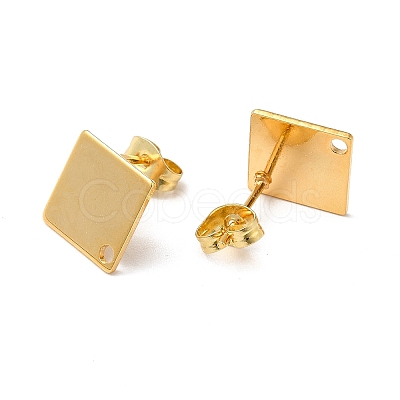 201 Stainless Steel Stud Earring Findings STAS-D244-29G-B-1