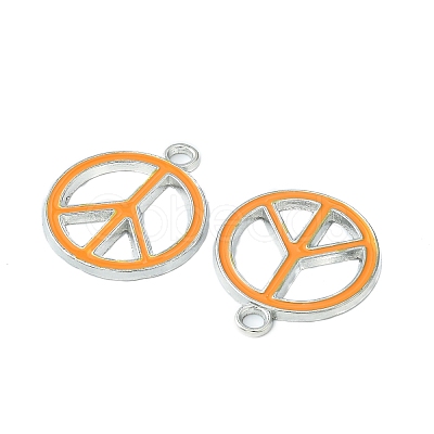 Alloy Enamel Pendants ENAM-P066-1-1