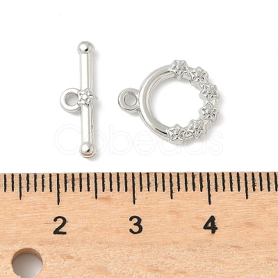 Alloy Toggle Clasps FIND-B047-05P-1
