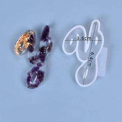 Letter DIY Silicone Molds DIY-I034-08I-1