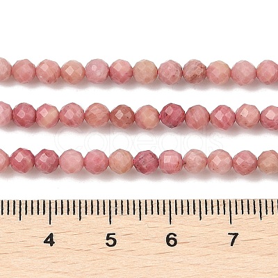 Natural Rhodochrosite Beads Strands G-E411-11A-4mm-1