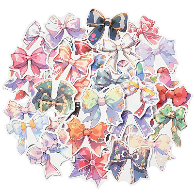 4 Sets PVC Plastic Decorative Sticker Labels DIY-SP0005-32C-1