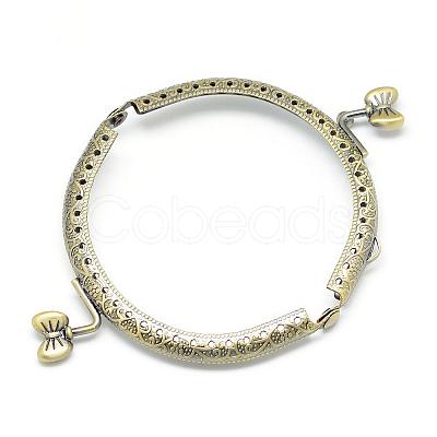 Iron Purse Frame Handle for Bag Sewing Craft Tailor Sewer FIND-T008-004AB-1