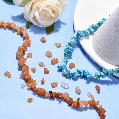 Chip Gemstone Beads Strands Mix M-F001-1