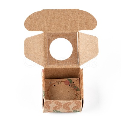 Rectangle Foldable Creative Kraft Paper Gift Box CON-B002-06A-02-1