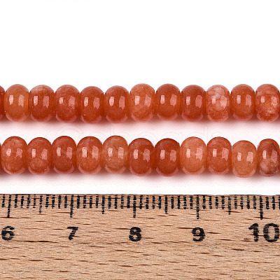 Dyed Natural White Jade Beads Strands X-G-T139-59A-06-1