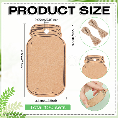 Kraft Paper Price Tags DIY-WH0591-310-1
