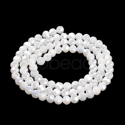 Imitation Jade Glass Beads Stands EGLA-A035-J6mm-B05-1