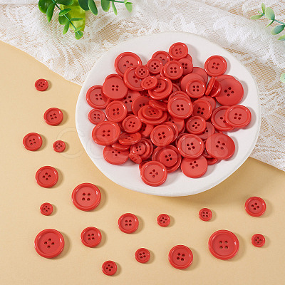 4-Hole Resin Buttons BUTT-TADJ0001-03F-1