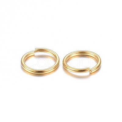 304 Stainless Steel Open Jump Rings STAS-O098-01G-02-1