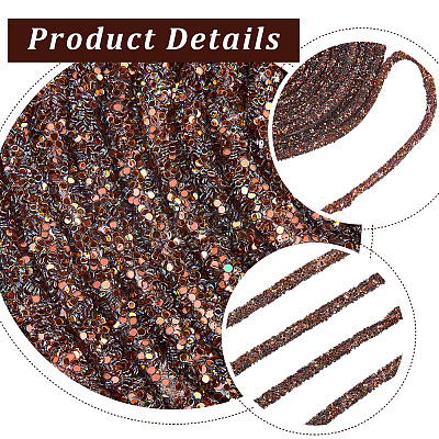 4.5~5Yard Glass Glitter Sequin Rope OCOR-CY0001-70A-1