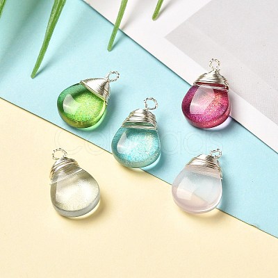 Glass Pendants X-PALLOY-JF00856-1