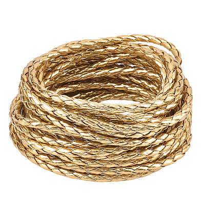 5M Braided Round PU Leather Jewelry Cord OCOR-GF0004-96A-03-1