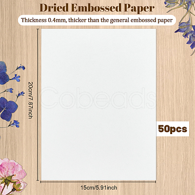 Dried Embossed Paper DIY-WH0622-646A-1