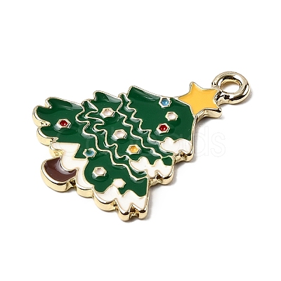 Christmas Alloy Enamel Pendants FIND-Z103-03G-02-1
