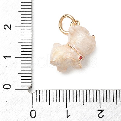 Alloy Enamel Pendants AL-CBA68FA-09A-G-1
