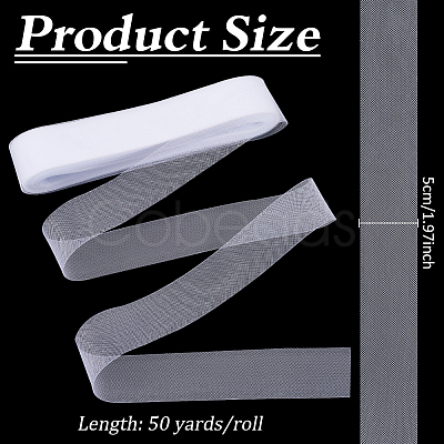 Polyester Hard Horsehair Braid Boning OCOR-WH0082-242B-1