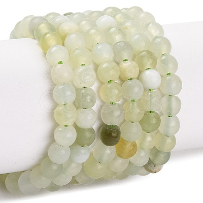 Natural New Jade Beads Strands G-G138-A01-01-1
